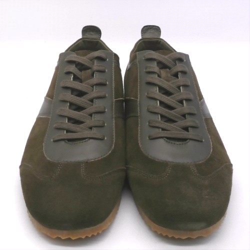 schuh Khaki warren suede trainers schuh warren suede 1