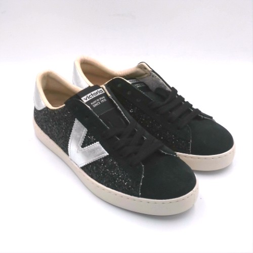 victoria Black berlin glitter trainers victoria berlin glitter 2