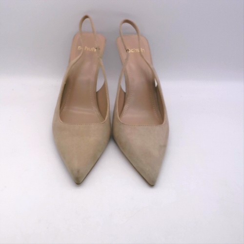 schuh Taupe sade slingback court high heels schuh sade slingback court 1