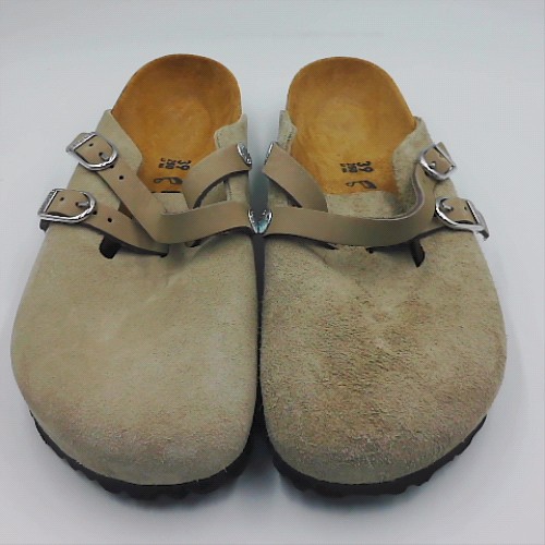 BIRKENSTOCK Taupe blair d-buckle clog sandals BIRKENSTOCK blair d-buckle clog 1