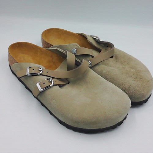 BIRKENSTOCK Taupe blair d-buckle clog sandals BIRKENSTOCK blair d-buckle clog 3
