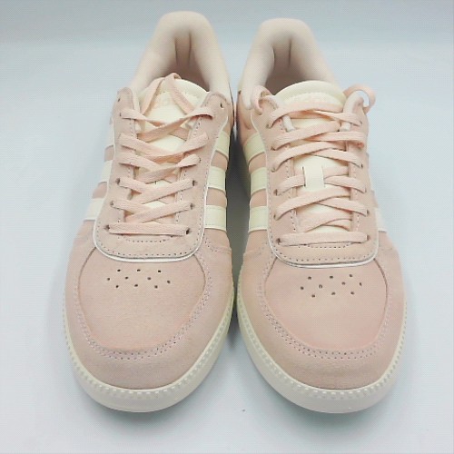adidas White & Pink breaknet sleek trainers adidas breaknet sleek 1