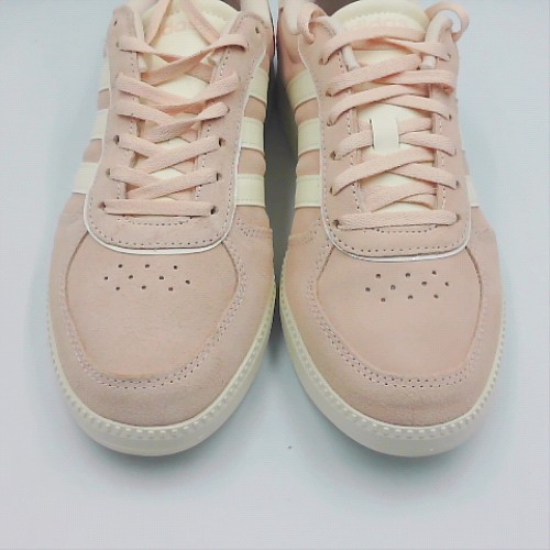 adidas White & Pink breaknet sleek trainers adidas breaknet sleek 2