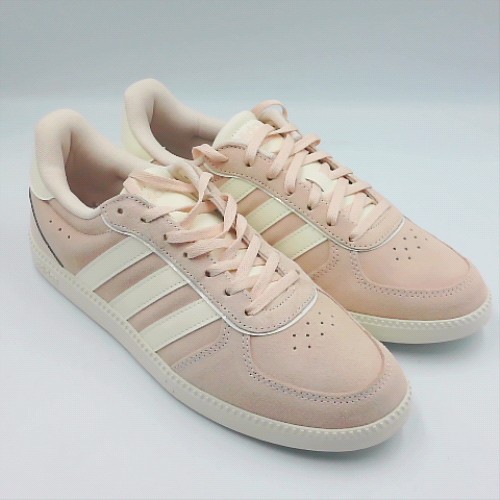 adidas White & Pink breaknet sleek trainers adidas breaknet sleek 3