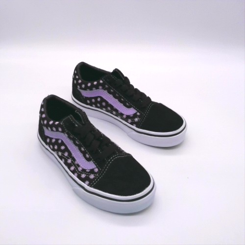 Vans Black & Purple old skool girls junior Vans old skool 2