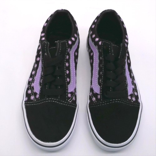 Vans Black & Purple old skool girls junior Vans old skool 3