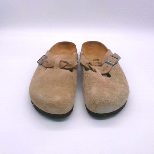 BIRKENSTOCK Taupe boston braided clog narrow fit sandals BIRKENSTOCK boston braided clog narrow fit 1