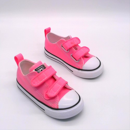 Converse Pink all star ox 2v girls toddler Converse all star ox 2v 2