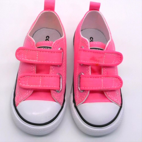 Converse Pink all star ox 2v girls toddler Converse all star ox 2v 3
