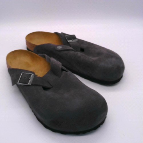 BIRKENSTOCK Grey boston clog sandals BIRKENSTOCK boston clog 2