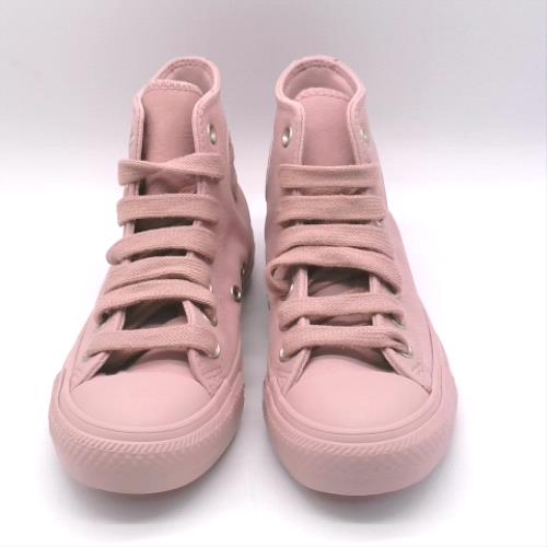 Converse Pale Pink all star hi charms trainers Converse all star hi charms 1