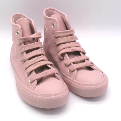 Converse Pale Pink all star hi charms trainers Converse all star hi charms 2