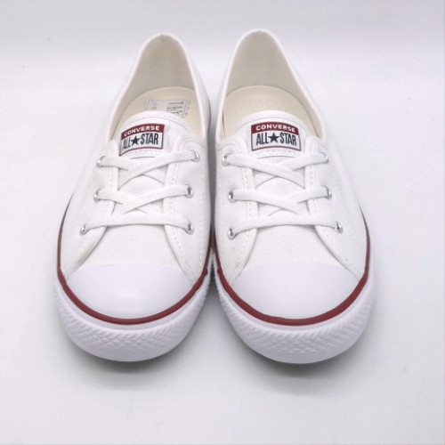 Converse White all star ballet lace slip trainers Converse all star ballet lace slip 1