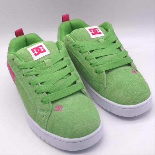 DC Green Multi court graffik trainers DC court graffik 2