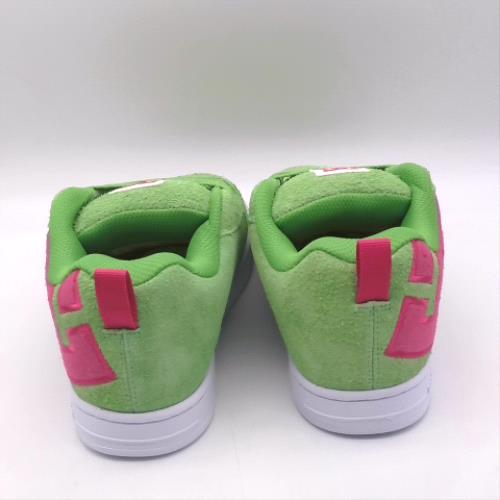 DC Green Multi court graffik trainers DC court graffik 3