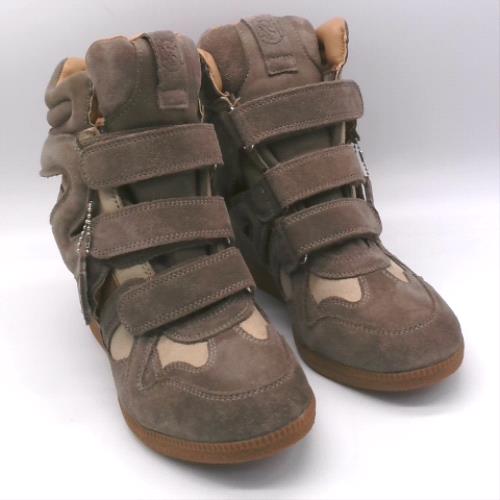 Steve Madden Taupe mavis wedge trainers Steve Madden mavis wedge 2