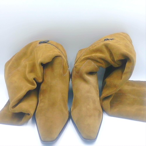 schuh Dark Green daffy suede over the knee boots schuh daffy suede over the knee 1
