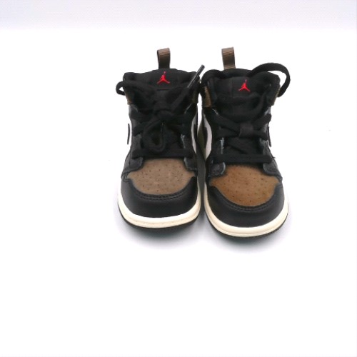 Nike Jordan Black & Brown air 1 mid boys toddler Nike Jordan air 1 mid 1