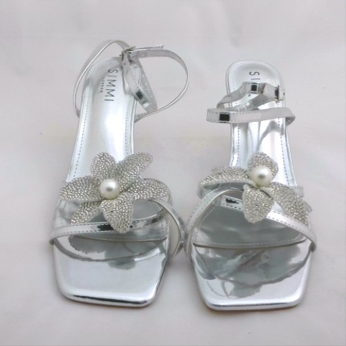SIMMI Silver eleanoora bling high heels SIMMI eleanoora bling 1