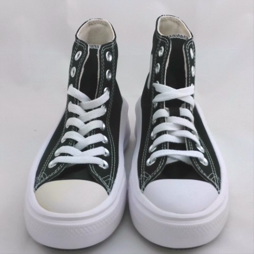 Converse Black & White all star move hi trainers Converse all star move hi 1