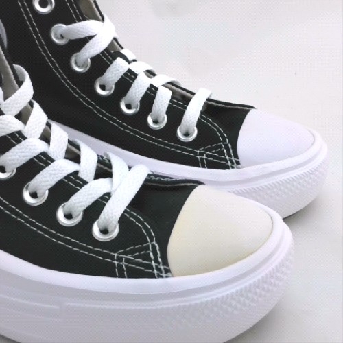Converse Black & White all star move hi trainers Converse all star move hi 3