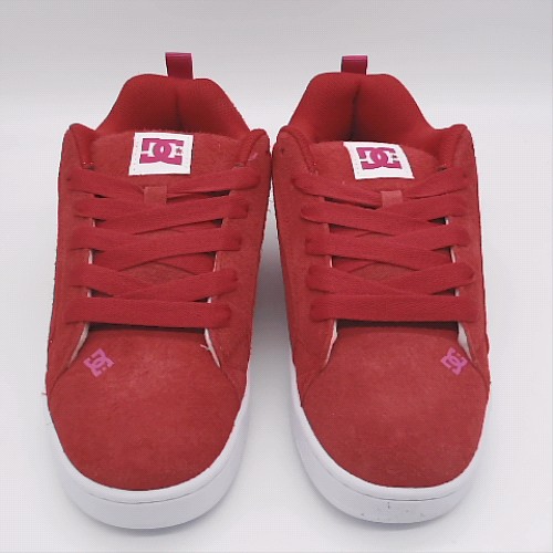 DC Red Multi court graffik trainers DC court graffik 1