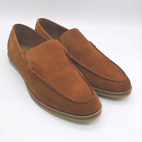 schuh Tan risk suede loafer shoes schuh risk suede loafer 3