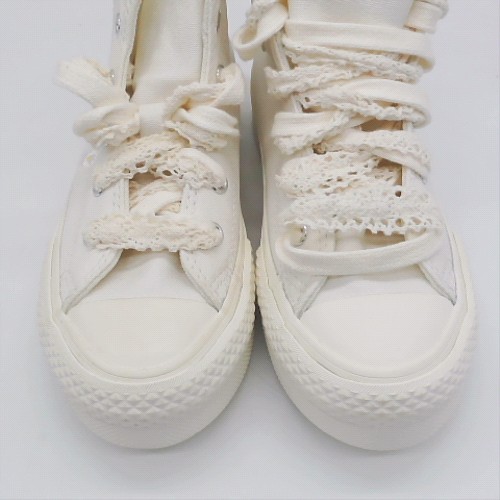 Converse White all star eva lift hi girls junior Converse all star eva lift hi 2