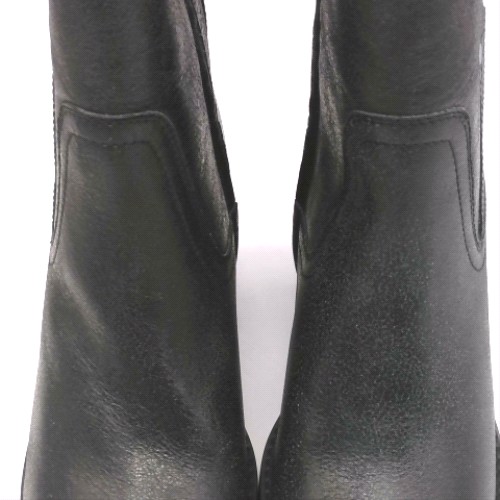 schuh Black dusk leather knee high boots schuh dusk leather knee high 3
