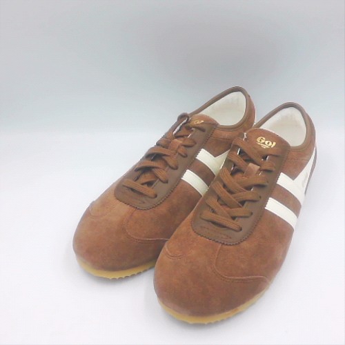 Gola Brown & White cleora trainers Gola cleora 2