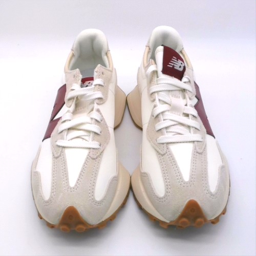 New Balance White & Burgundy 327 trainers New Balance 327 1