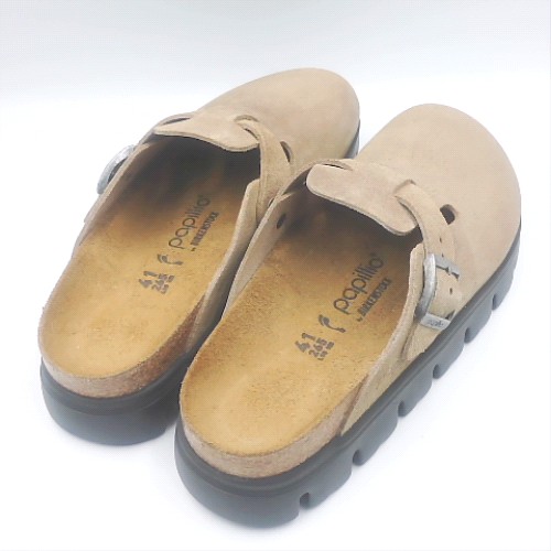 BIRKENSTOCK Taupe boston chunky clog narrow fit sandals BIRKENSTOCK boston chunky clog narrow fit 3