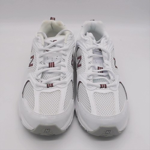 New Balance White & Burgundy 530 trainers New Balance 530 1