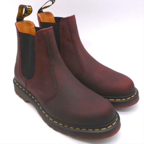 Dr Martens Burgundy 2976 chelsea boots Dr Martens 2976 chelsea 3