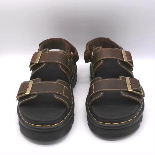 Dr Martens Dark Brown zebzag sandals Dr Martens zebzag 1