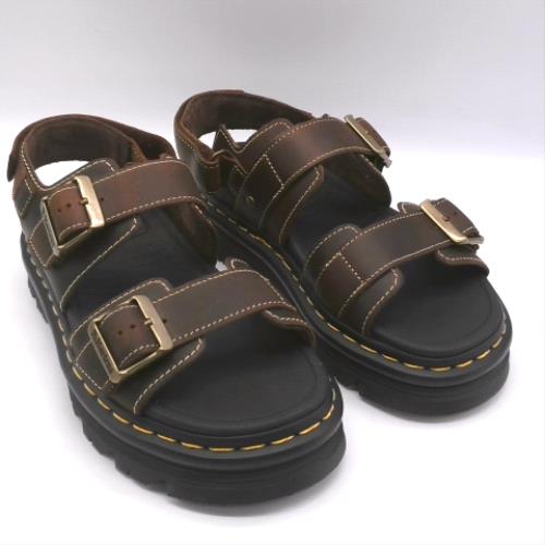 Dr Martens Dark Brown zebzag sandals Dr Martens zebzag 2