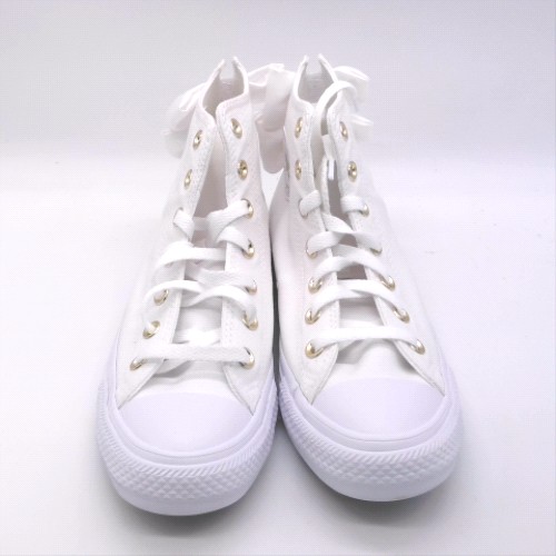 Converse White all star hi bow trainers Converse all star hi bow 1