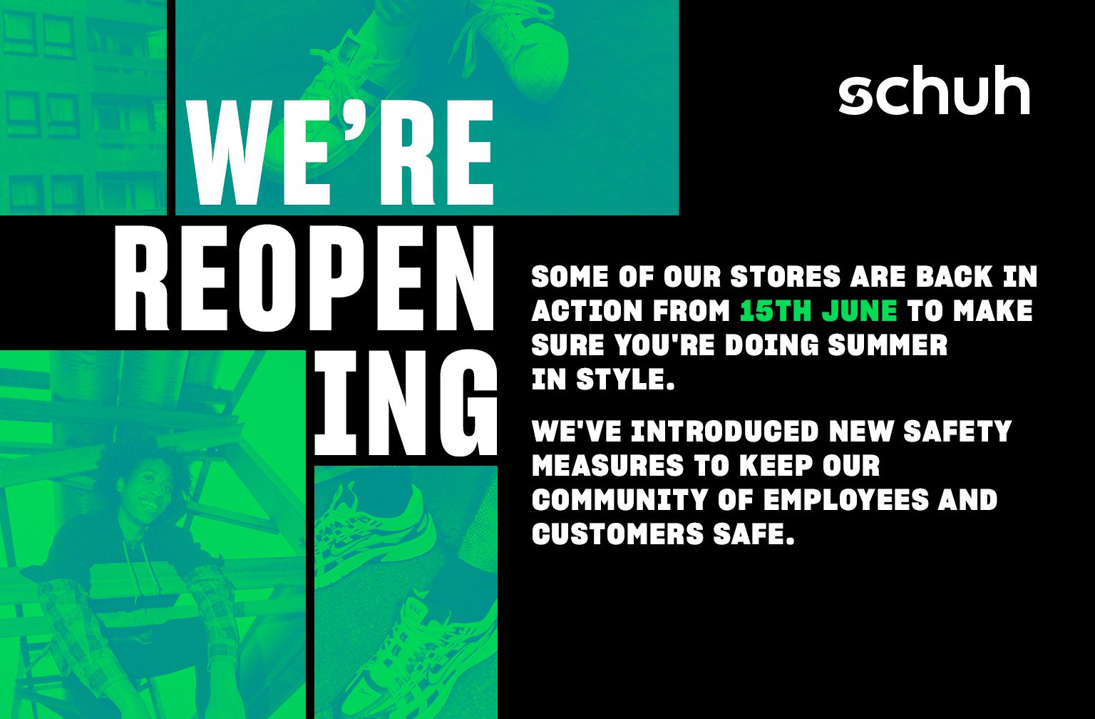 Some of our stores are reopening, check if you local store is one of them and have a look at the revised opening hours