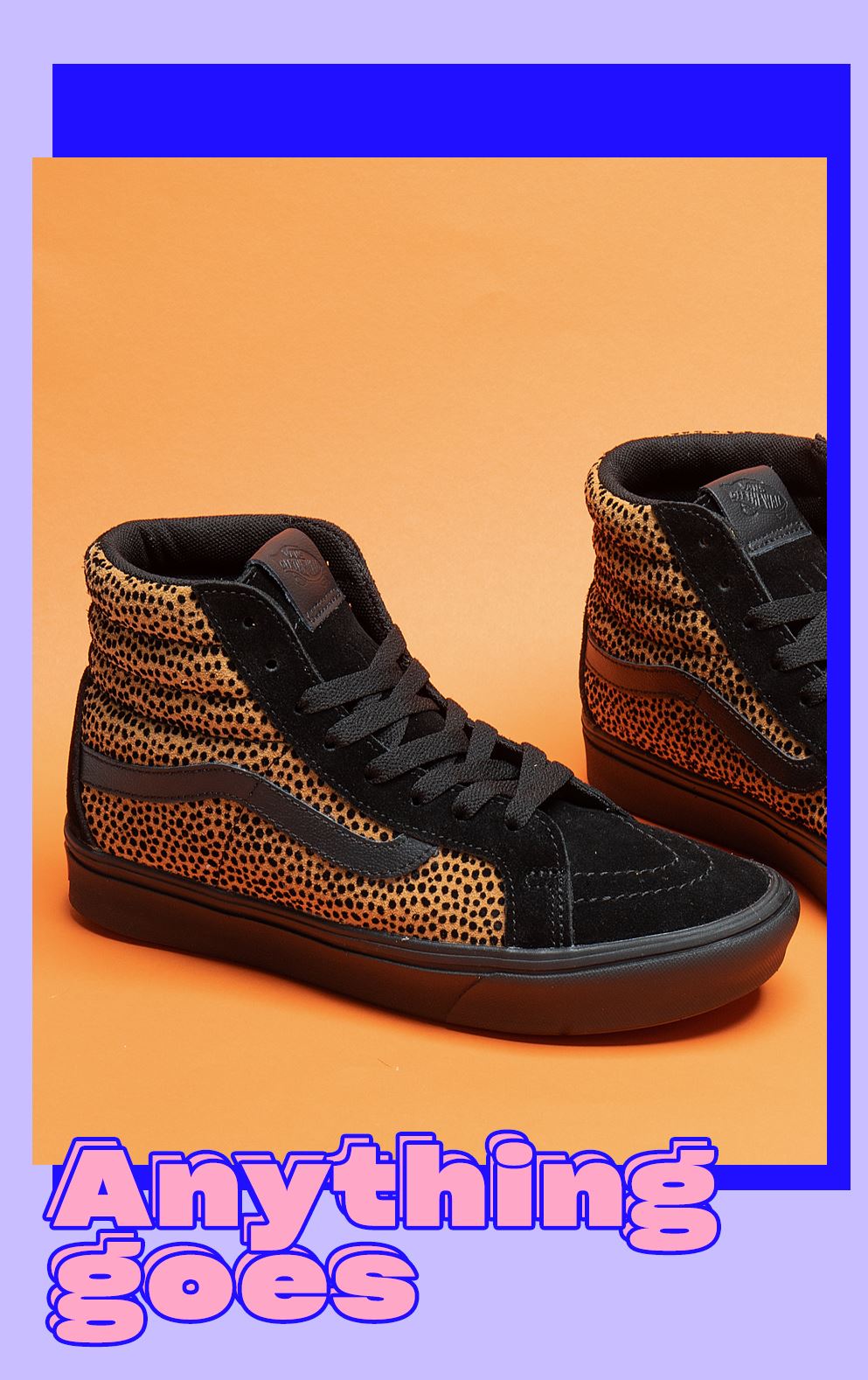 Shop new animal print shoes like the Vans ComfyCush Sk8-Hi at schuh