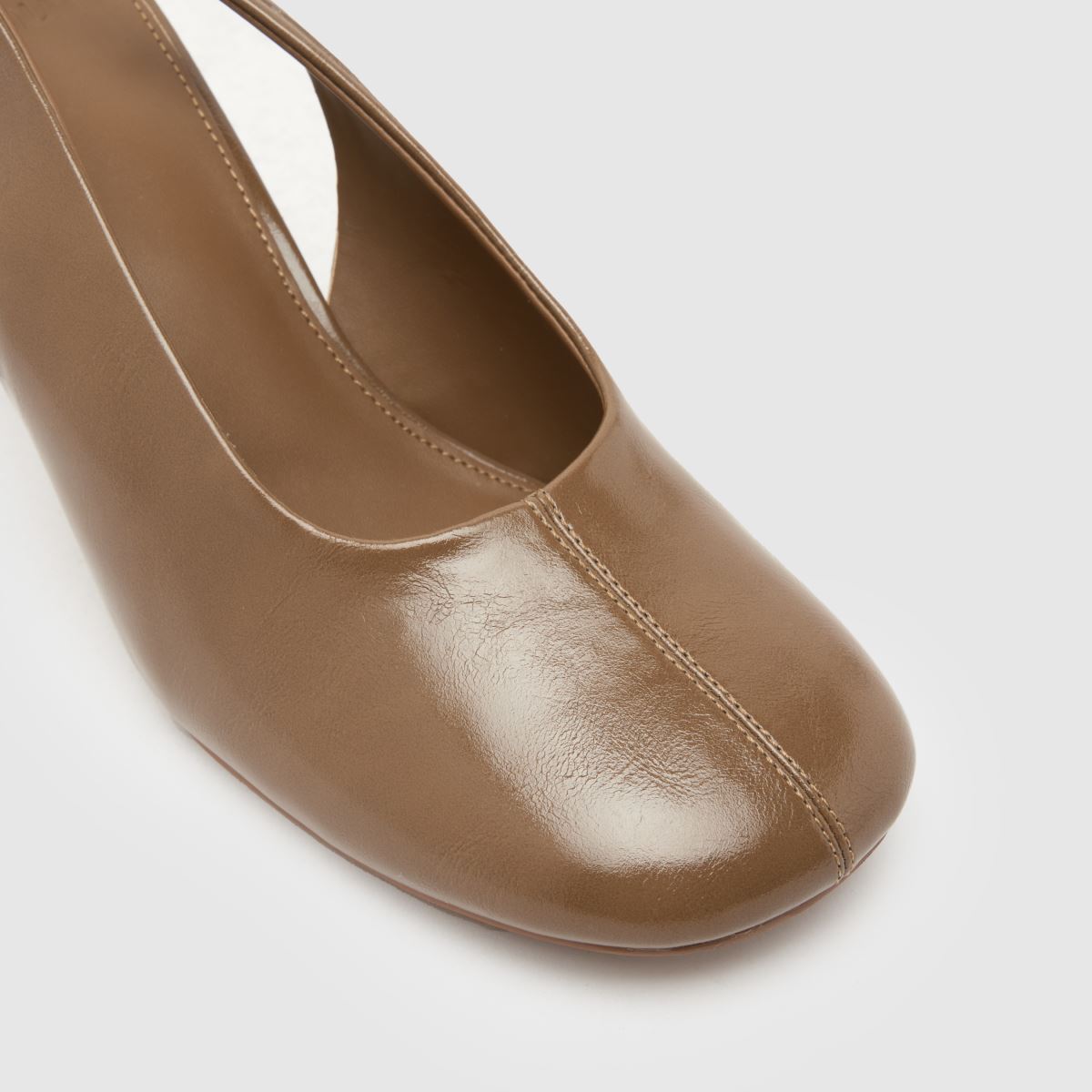 Damen schuh Steingrau Seoul Round Toe Court High Heels schuh Seoul Round Toe Court 4
