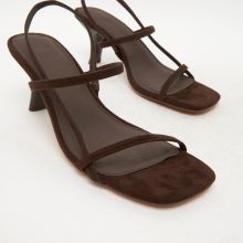 schuh Sav Strappy Kitten in Brown schuh Sav Strappy Kitten,3 of 4