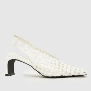 schuh Weiß Saturday Woven Damen High Heels