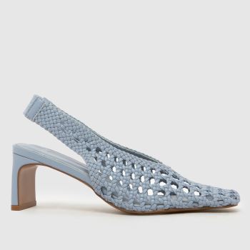 schuh Blau Saturday Woven Damen High Heels