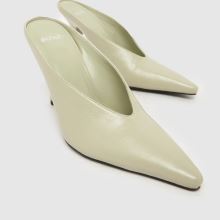 schuh Sonja Court Mule in Light Green schuh Sonja Court Mule,3 of 4