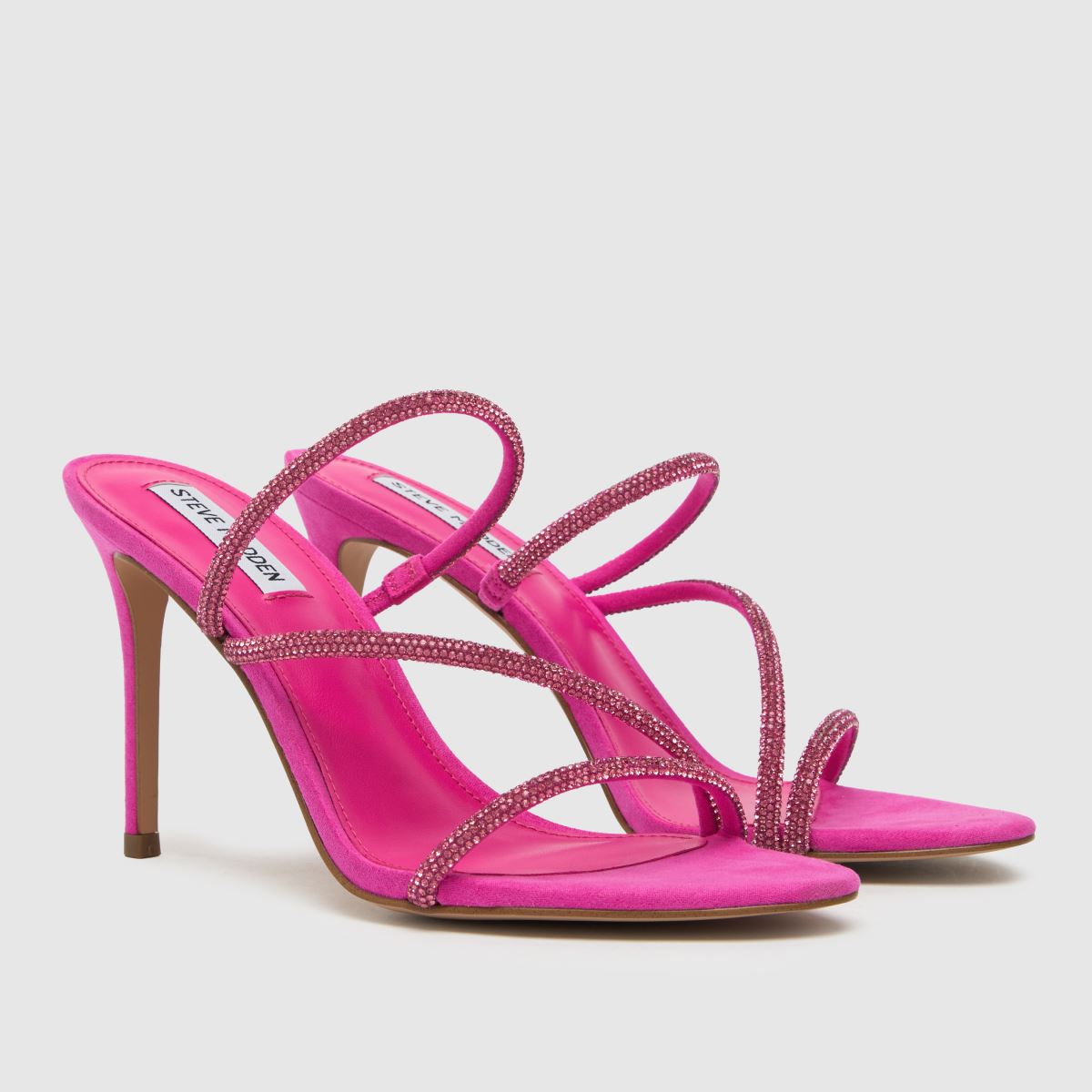 Womens Pink Steve Madden Marvela High Heels schuh
