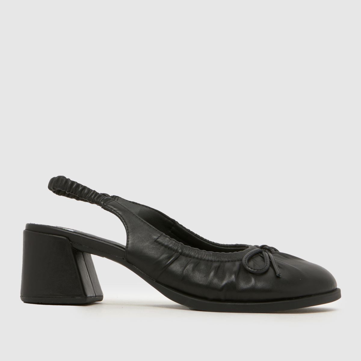 CAMPER Kora Semi-Open Low Heels in Black