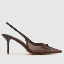 SIMMI Susanna Mesh Sling Back in Brown SIMMI Susanna Mesh Sling Back,1 of 4