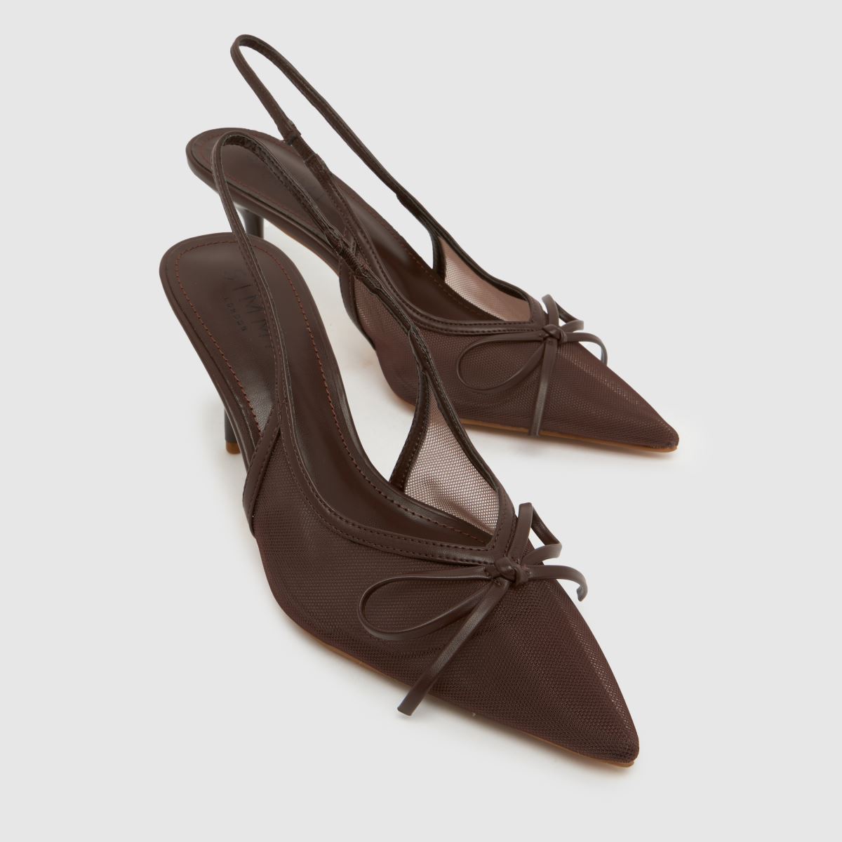 SIMMI Susanna Mesh Sling Back in Brown SIMMI Susanna Mesh Sling Back 4