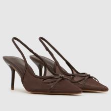 SIMMI Susanna Mesh Sling Back in Brown SIMMI Susanna Mesh Sling Back,2 of 4