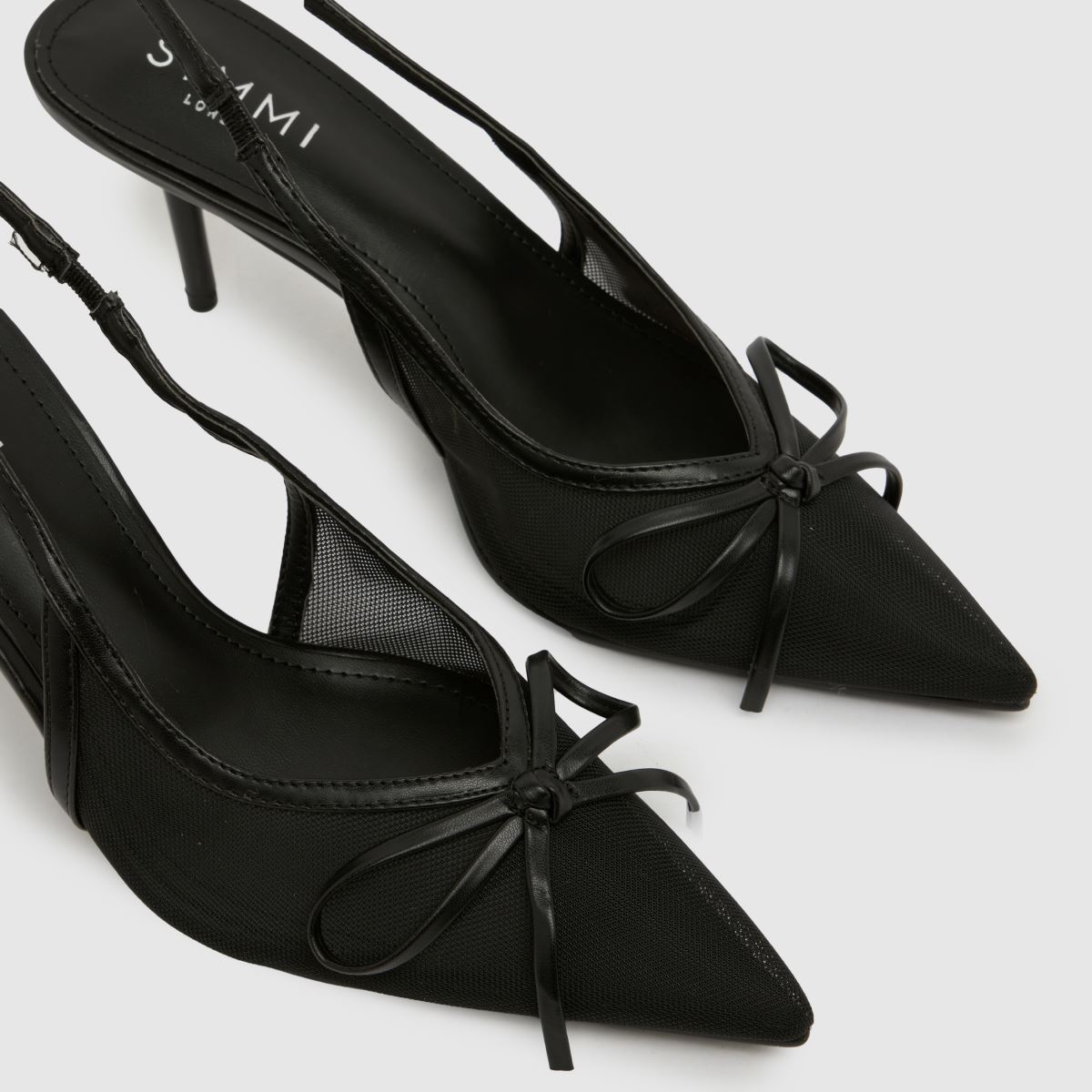 SIMMI Susanna Mesh Sling Back in Black SIMMI Susanna Mesh Sling Back 4